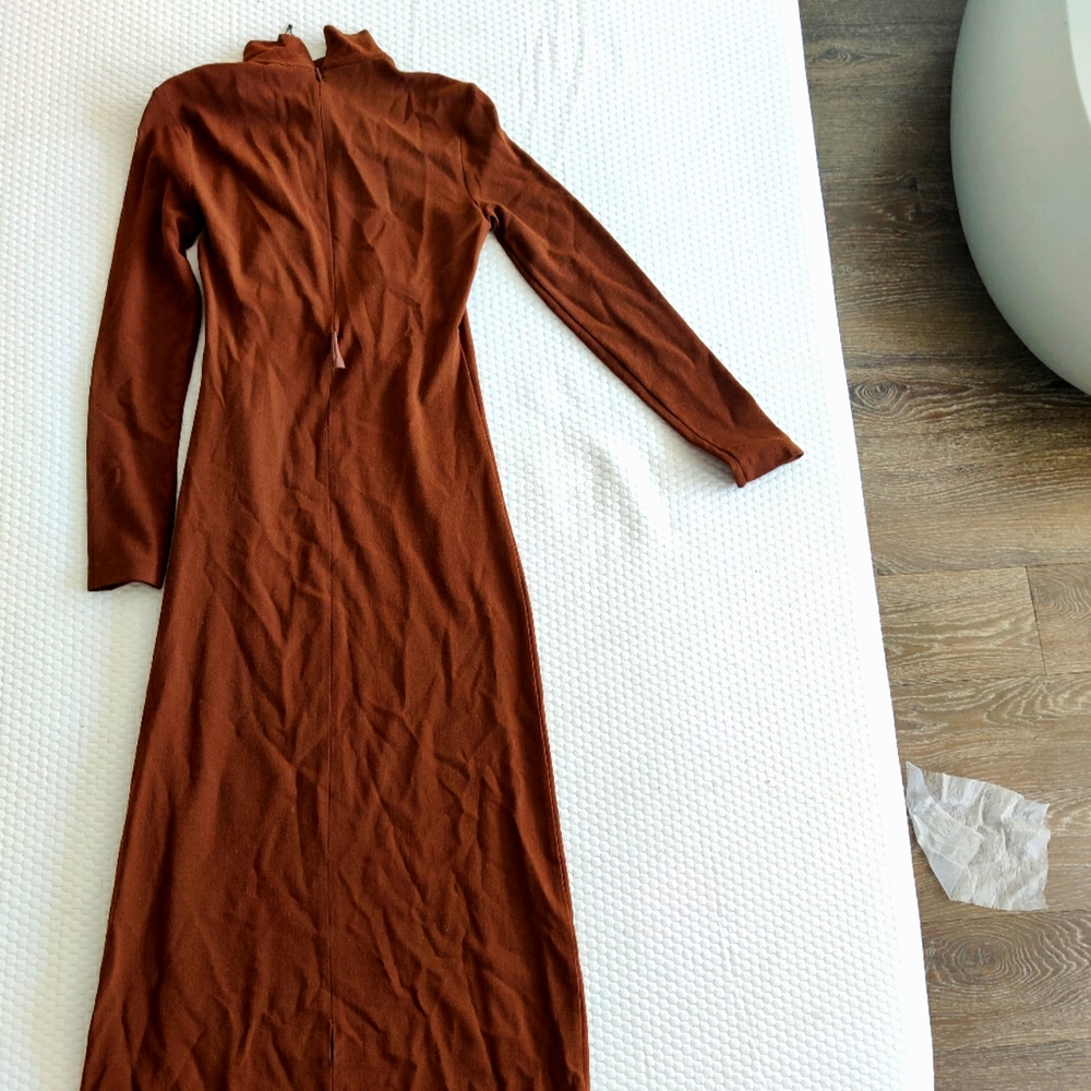Zara brown dress